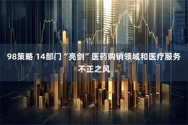 98策略 14部门“亮剑”医药购销领域和医疗服务不正之风